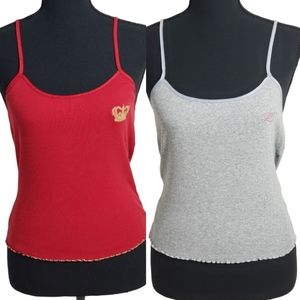 Victoria's Secret. Satin Ribbed Lounge Camisoles